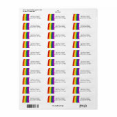 Regenbogen der Pride-Flagge (Vorne)