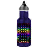 Regenbogen der Punkte Edelstahlflasche (Rechts)