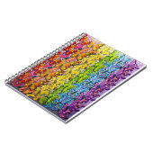 Regenbogen der Schmetterlinge Notizblock (Linke Seite)