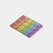 Regenbogen der Schmetterlinge Post-it Klebezettel (angewinkelt)