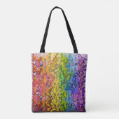 Regenbogen der Schmetterlinge und Fee Tote Beutel Tasche (Rückseite)