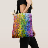 Regenbogen der Schmetterlinge und Fee Tote Beutel Tasche (Von Nahem)