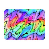 Regenbogen der Squiggles Magnet (Horizontal)
