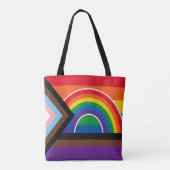 Regenbogen der Stolz ist Tasche (Rückseite)