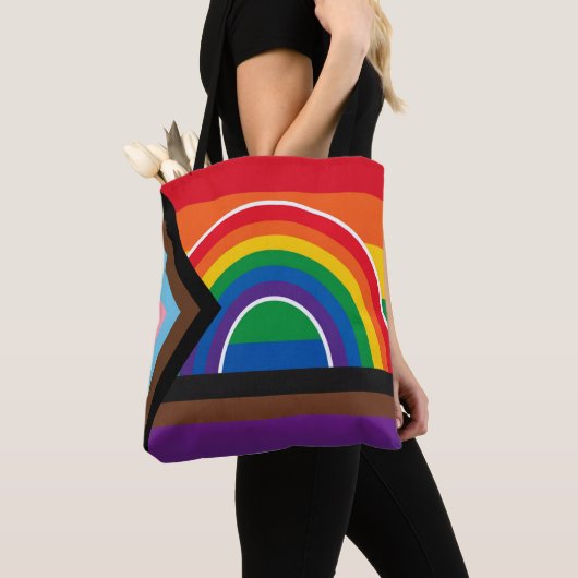 Regenbogen der Stolz ist Tasche (Von Nahem)