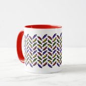 Regenbogen der Tasse der Schmetterlinge (Vorderseite Links)