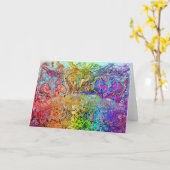 Regenbogen der Tentacles-Karte Karte (Gelbe Blume)