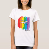 Regenbogen der weiblichen Generation Z T - Shirt (Vorderseite)