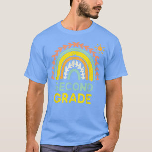 Regenbogen der zweiten Klasse Niedlich erster Tag T-Shirt