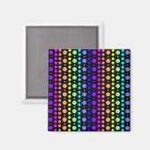 Regenbogen des Dots-Magneten Magnet (Vorderseite/Rückseite)