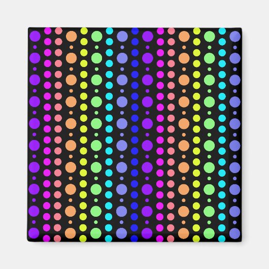 Regenbogen des Dots-Magneten Magnet (Vorne)