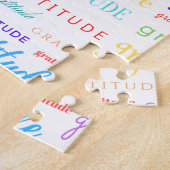 Regenbogen des Gratitude Puzzle (Seite)