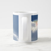 Regenbogen des Himmels Jumbo-Tasse (Rückseite)