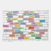 Regenbogen des inspirierend Graffiti-Geschirrtuchs Handtuch (Horizontal)