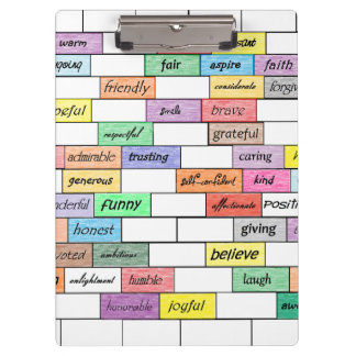 Regenbogen des inspirierend Graffiti-Klemmbrettes Klemmbrett