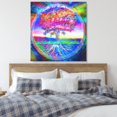 Regenbogen des Lebens Leinwanddruck (Insitu (Schlafzimmer))