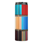Regenbogen des Lebens - Thermaltumbler Thermosbecher (Rückseite)