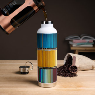 Regenbogen des Lebens - Wasserflasche Trinkflasche