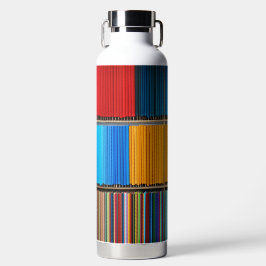 Regenbogen des Lebens - Wasserflasche Trinkflasche