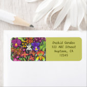 Regenbogen des Orchids-Etiketts (Insitu)