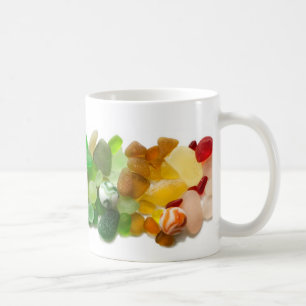 Regenbogen des Seeglases, Strandglas-Tasse Kaffeetasse