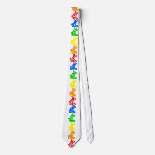 Regenbogen des Skate Krawatte (Vorderseite)