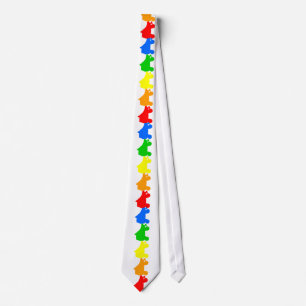 Regenbogen des Skate Krawatte