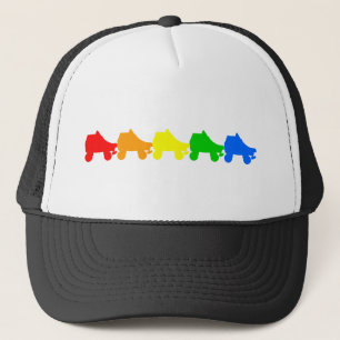 Regenbogen des Skate Truckerkappe