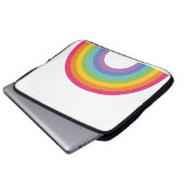 Regenbogen des Stolz-Tages Laptopschutzhülle (Vorne Knopf)