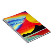 Regenbogen des Sun-Notebooks Notizblock (Rechte Seite)