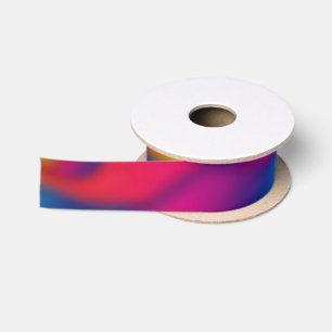 Regenbogen-Design Satinband