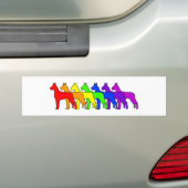 Regenbogen-Deutsche Dogge Autoaufkleber (Auf Auto)