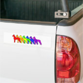 Regenbogen-Deutsche Dogge Autoaufkleber (Auf Lkw)