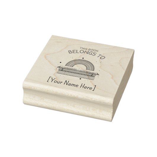 Regenbogen Dies gehört zu Buchzeichen Gummistempel (Stempel)