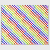 Regenbogen Doggen Geschenkpapier (Flach)