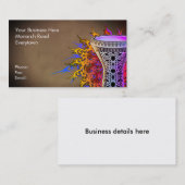 Regenbogen Doumbek Visitenkarten Visitenkarte (Vorne/Hinten)