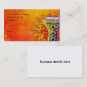 Regenbogen Doumbek Visitenkarten Visitenkarte (Vorne/Hinten)