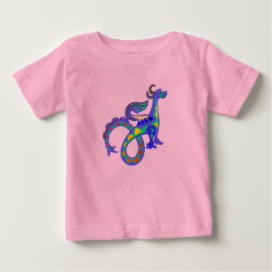Regenbogen-Drache Baby T-shirt