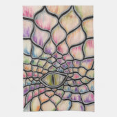 Regenbogen-Drache Geschirrtuch (Vertikal)