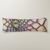 Regenbogen-Drache Seitenschläferkissen (Rückseite)