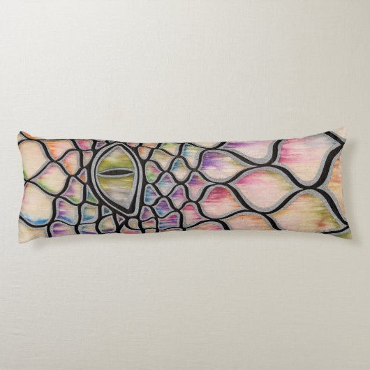 Regenbogen-Drache Seitenschläferkissen (Rückseite)