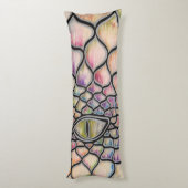 Regenbogen-Drache Seitenschläferkissen (Rückseite (Vertikal))