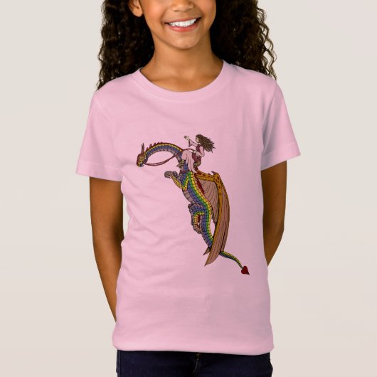 Regenbogen-Drache T-Shirt (Vorderseite)