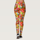 Regenbogen-Drache-Yoga-Hosen-Laufen Leggings (Rückseite)