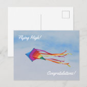 Regenbogen-Drachen Postkarte (Vorne/Hinten)