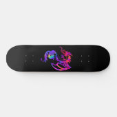 Regenbogen Dragon Stamm Tattoo Skateboard (Horizontal)