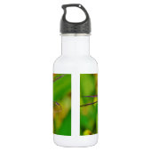 Regenbogen-Dragonfly und Blume Trinkflasche (Rückseite)