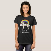 Regenbogen-Draht-Fuchs-Terrier Trau Mir Ich Bin Ei T-Shirt (Vorne ganz)