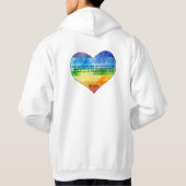 Regenbogen Drau Hoodie (Rückseite)