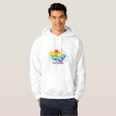 Regenbogen Drau Hoodie (Vorne ganz)